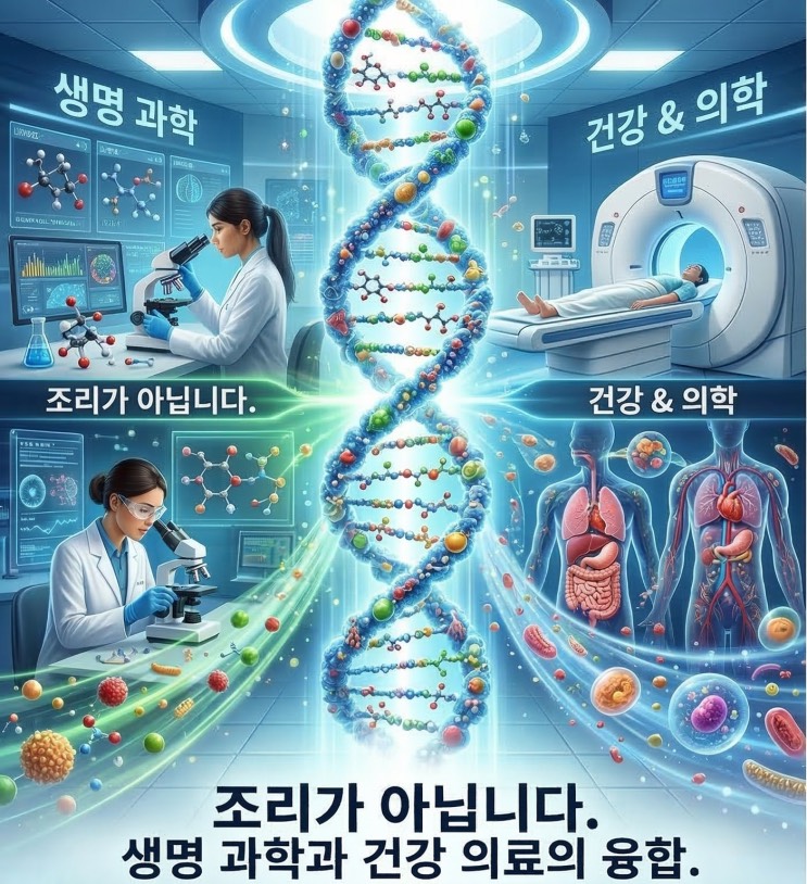 요리 그 이상의 과학, '식품영양학'을 꿈꾼다면? 중학교 때 끝내야 할 보건·생명 로드맵 (2028 대입 완벽 대비)