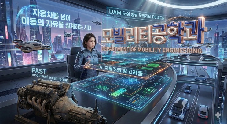 자율주행차와 플라잉카를 만든다면? '모빌리티공학'을 꿈꾸는 중학생을 위한 입시 로드맵 (2028 대입 개편안 완벽 반영)