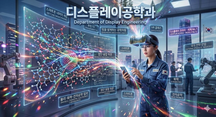 세상을 보는 창, '디스플레이공학'을 꿈꾼다면? 중학교 때 끝내야 할 압도적 로드맵 (2028 대입 완벽 대비)