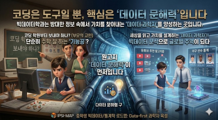 21세기의 원유 '데이터', 주인공은 누구인가? 빅데이터학과를 꿈꾸는 중학생 필독 로드맵