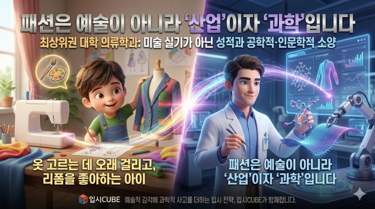 옷을 좋아하는 아이, '의류학과'를 꿈꾼다면? 중학교 때 끝내야 할 입시 로드맵