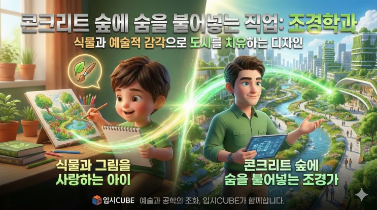 나무 심는 정원사? 아닙니다. 도시를 그리는 '조경학과' 입시 로드맵 (미대 입시 아님, 공대 로드맵)