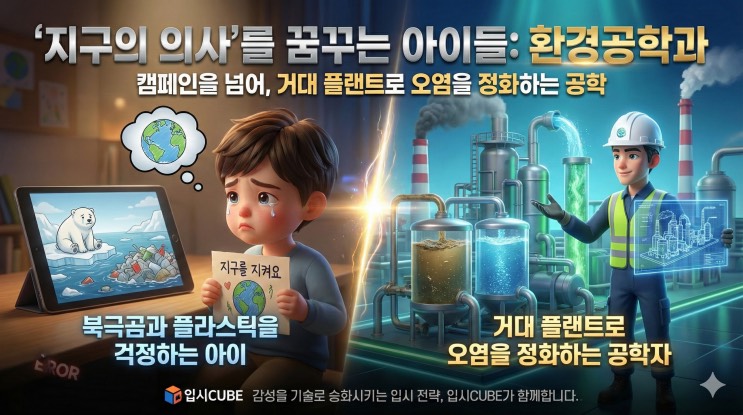 쓰레기 줍는 봉사활동이 전부? '환경공학과'는 기술로 지구를 고칩니다 (ESG 시대의 필수 인재 로드맵)