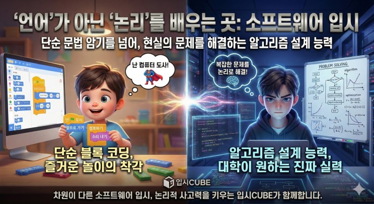 코딩 학원 1등? 그걸론 부족합니다. '소프트웨어학과' 합격 로드맵 (2028 대입, 정보 교과의 부상)