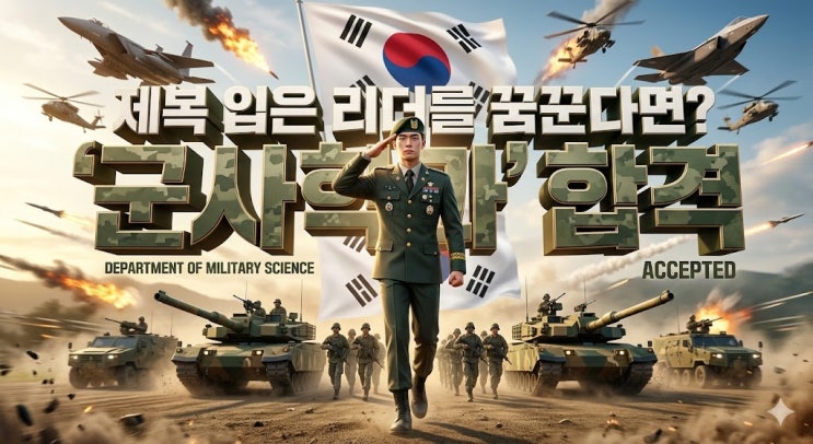 제복 입은 리더를 꿈꾼다면? '군사학과' 합격을 위해 중학교 때 끝내야 할 로드맵