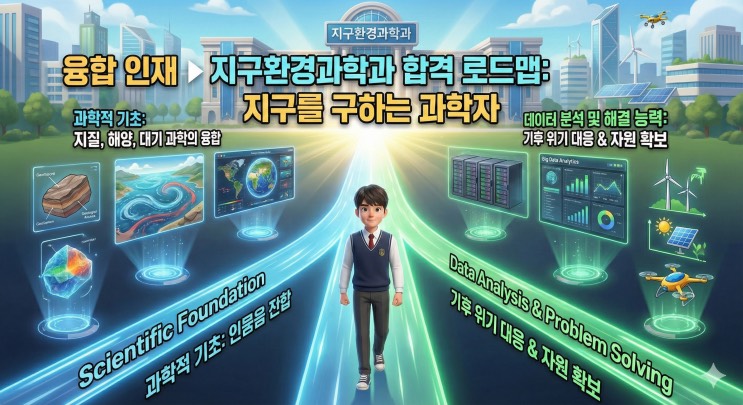 돌멩이만 줍는 줄 아셨죠? '기후 위기'를 구하는 데이터 과 학자, '지구환경과학과' 입시 로드맵