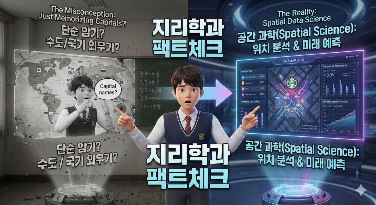 수도 이름 외우는 게 지리? 천만의 말씀. '공간 데이터'를 다루는 과학, <지리학과> 입시 로드맵