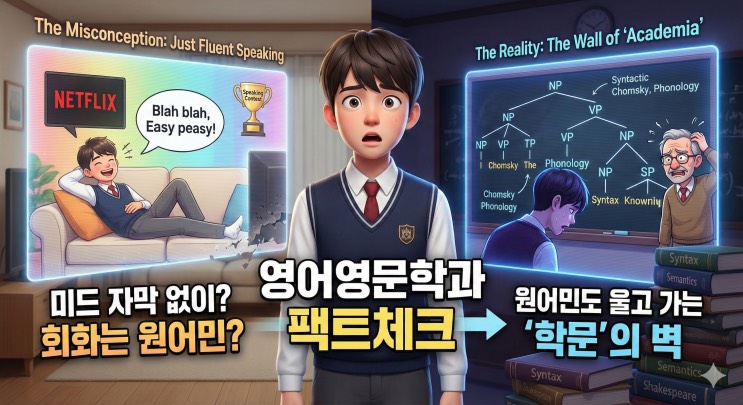 '미드 자막 없이 본다고요?' 착각입니다. 원어민도 울고 가는 '영어영문학과' 입시 로드맵