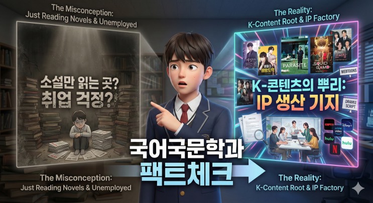 '소설만 읽는 곳 아닙니다.' K-콘텐츠의 뿌리, '국어국문학과' 입시 로드맵 (웹소설/기획자 꿈나무 필독)