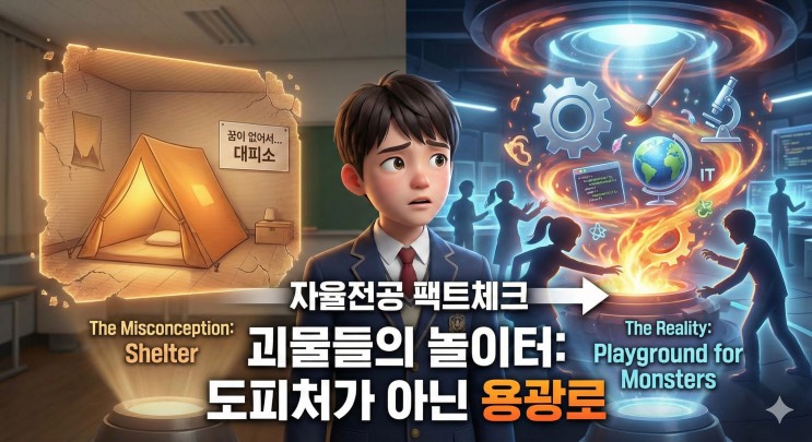 꿈이 없어서 간다고요? 천만의 말씀. '자율전공(무전공)'은 괴물들의 놀이터입니다.