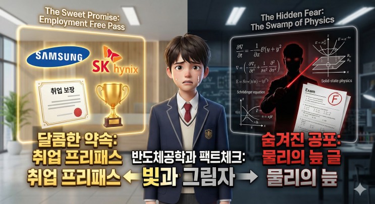 삼성·하이닉스 취업 보장? 그 달콤함 뒤에 숨겨진 '물리'의 공포. <반도체공학과> 입시 로드맵