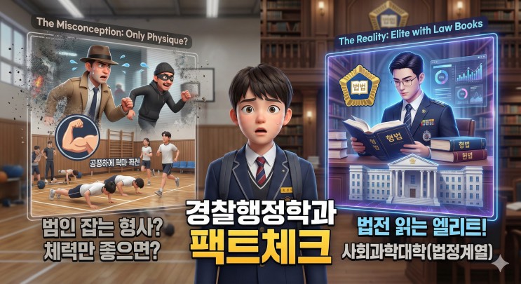 범인 잡는 형사? 법전 읽는 엘리트! '경찰행정학과' 입시 로드맵 (동국대를 목표로 한다면)