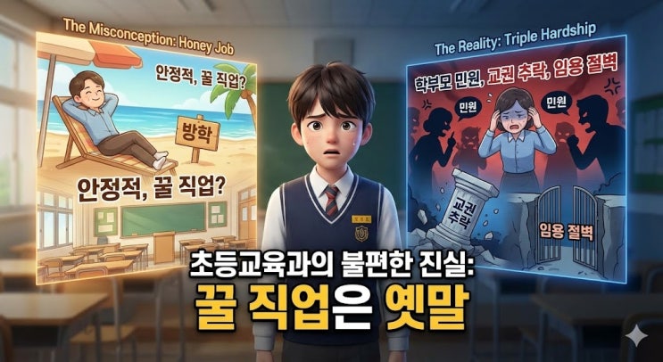 '선생님은 꿀 직업?' 그건 옛말입니다. '육각형 인재'만 살아남는 <초등교육과> 입시 로드맵