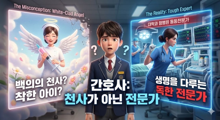 백의의 천사? 생명을 다루는 '독한 전문가'입니다. 간호학과 입시 로드맵 (특성화고 vs 일반고)