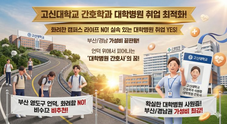"기도만 하는 줄 알았지?" 부산 취업판 꽉 잡은 '실전 간호'의 원조. — 고신대학교 간호학과