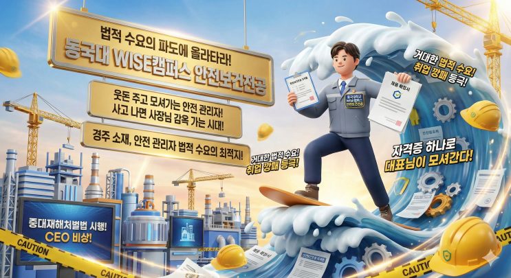 사장님이 무릎 꿇고 모셔간다? '법'이 지켜주는 깡패 취업. — 동국대(WISE) 안전보건전공