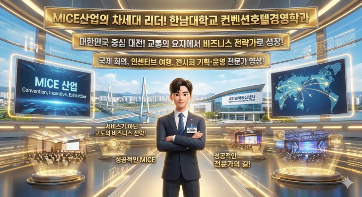 쟁반 나르는 알바? 아니, 우린 '국제 행사'를 지휘한다. — 한남대학교 컨벤션호텔경영학과