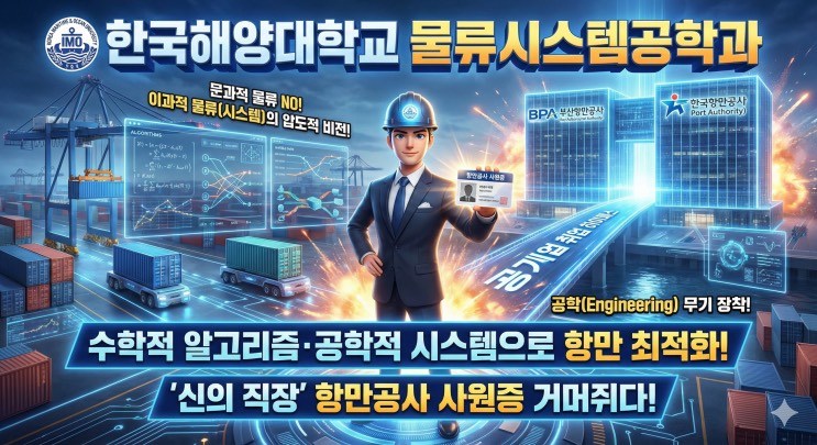 '택배 상자 까대기? 아니, 우린 '신의 직장' 항만공사로 출근한다' - <한국해양대학교 물류시스템공학과> 아웃서울 유망학과