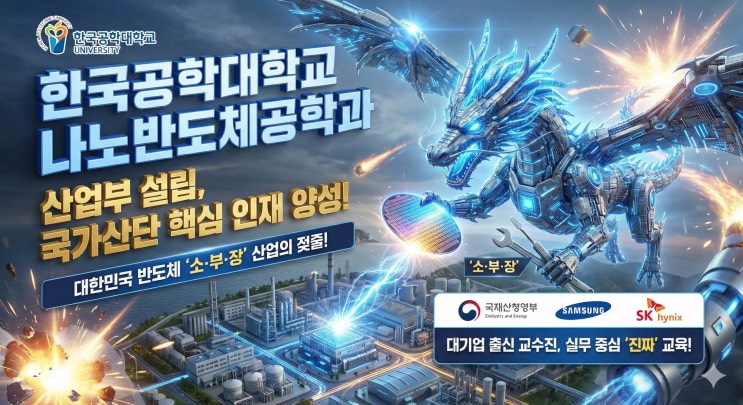 '이론만 빠삭한 '샌님'은 가라! 반도체 장비 뜯어보는 '실전깡패'' - <한국공학대 나노반도체공학과> 아웃서울 유망학과