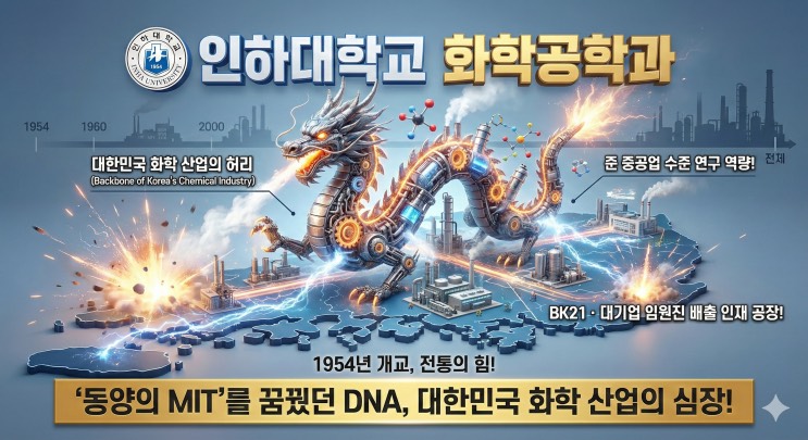 '기름집 취업의 하이패스? 공대 족보는 여기서부터 시작된다' - <인하대 화학공학과> 아웃서울 유망학과