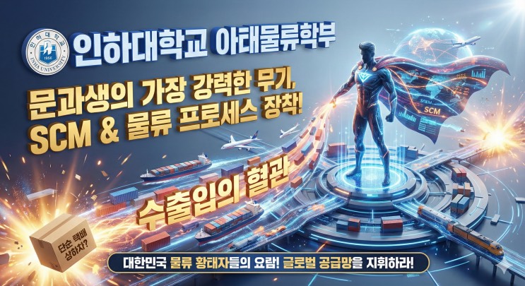 '택배 상하차라고? 대한민국 수출입의 혈관을 쥐는 '물류 황태자'' - 인하대 아태물류학부 아웃서울 유망학과