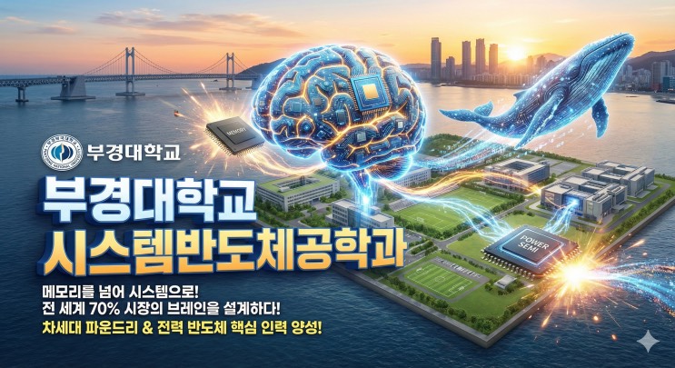 '메모리는 가라, 이제는 '시스템'이다! 부산에서 팹리스 (Fabless)의 꿈을 설계하라' - 부제: 부경대학교 시스템반도체공학과 아웃서울 유망학과