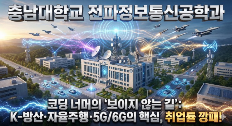 'K-방산의 심장, 대전에서 미사일 레이더를 만든다! 삼성전자도 줄 서는 '희소성 갑' 학과' - 충남대학교 전파정보통신공학과 아웃서울 유망학과
