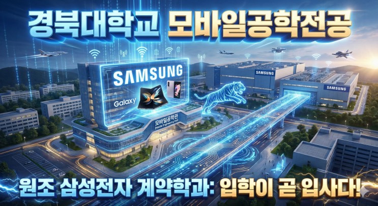 '입학 선물로 삼성전자 사원증? 의대 버리고 선택하는 0.1%의 '황제 학과''- 경북대학교 모바일공학전공 아웃서울 유망학과