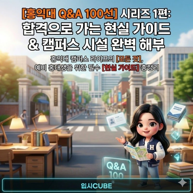 [대학별 Q&A 100] 홍익대학교 완벽 해부 — 인식·캠퍼스·기숙사·취업·간판 학과 리얼 가이드