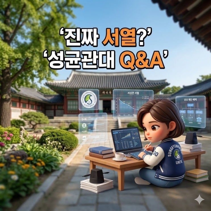 [대학별 Q&A 100] 성균관대학교 완벽 해부 — 인식·캠퍼스·기숙사·취업·간판 학과 리얼 가이드