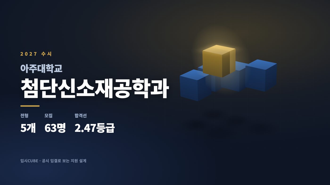 아주대 첨단신소재공학과