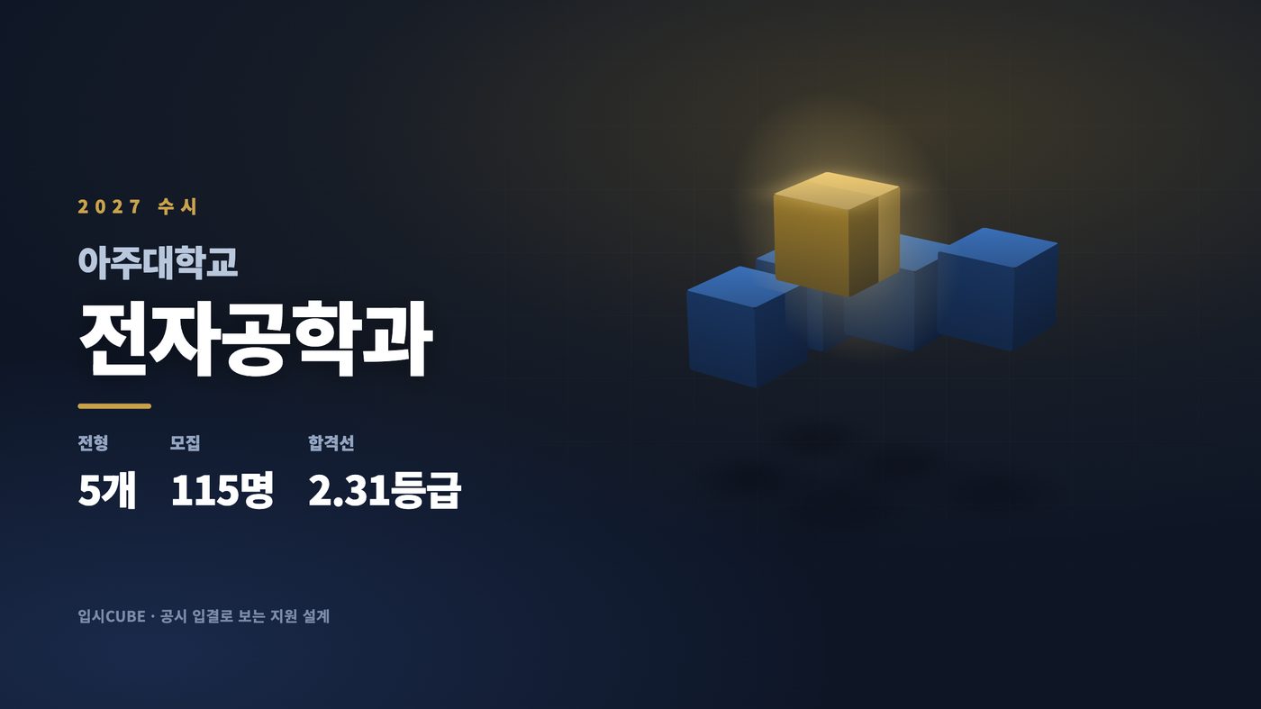 아주대 전자공학과