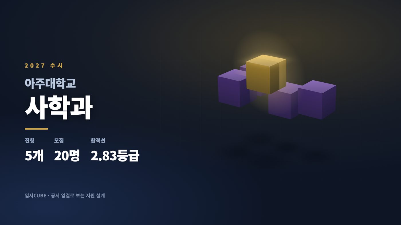 아주대 사학과