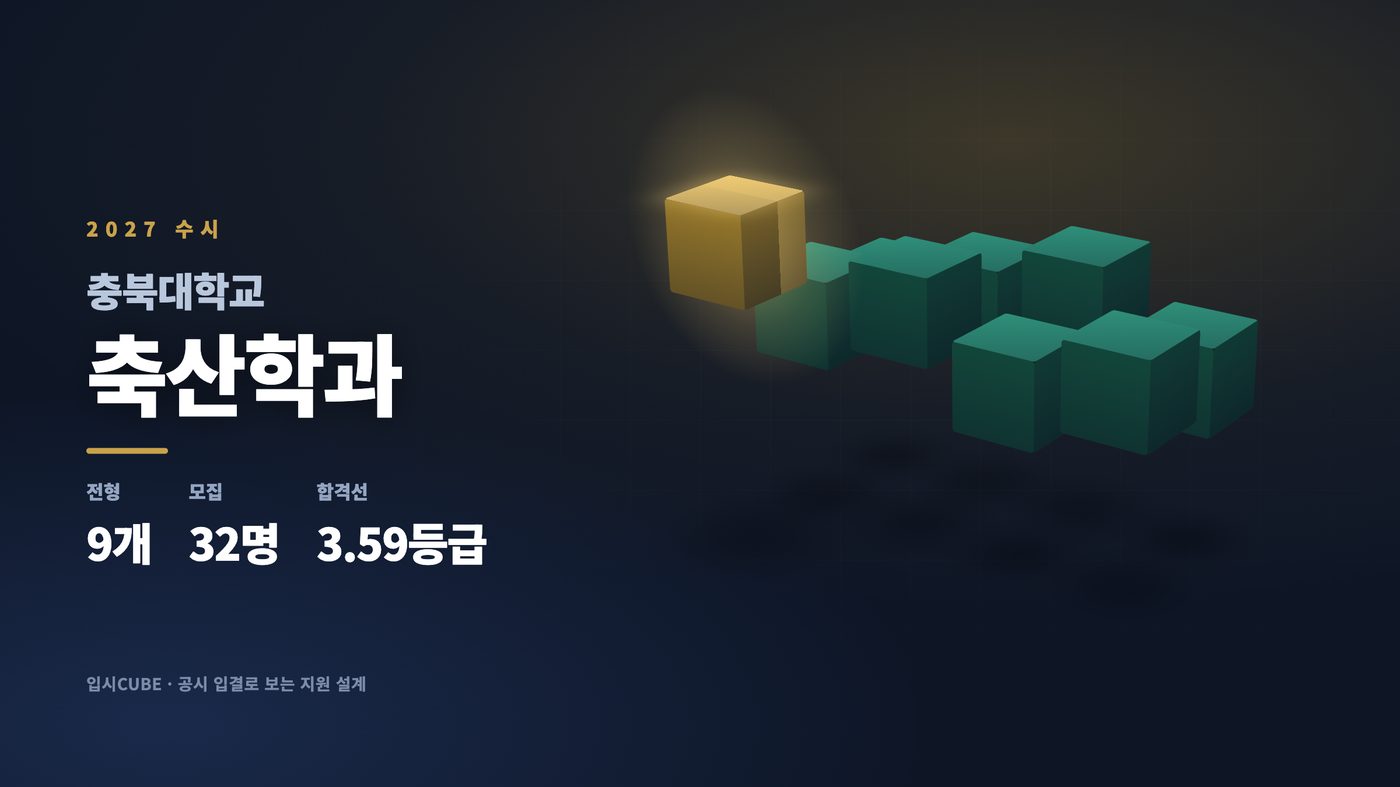 충북대 축산학과