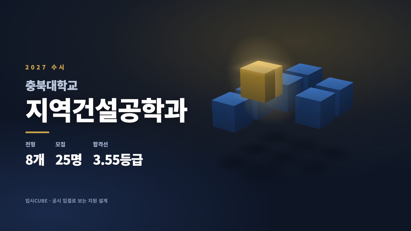 충북대 지역건설공학과