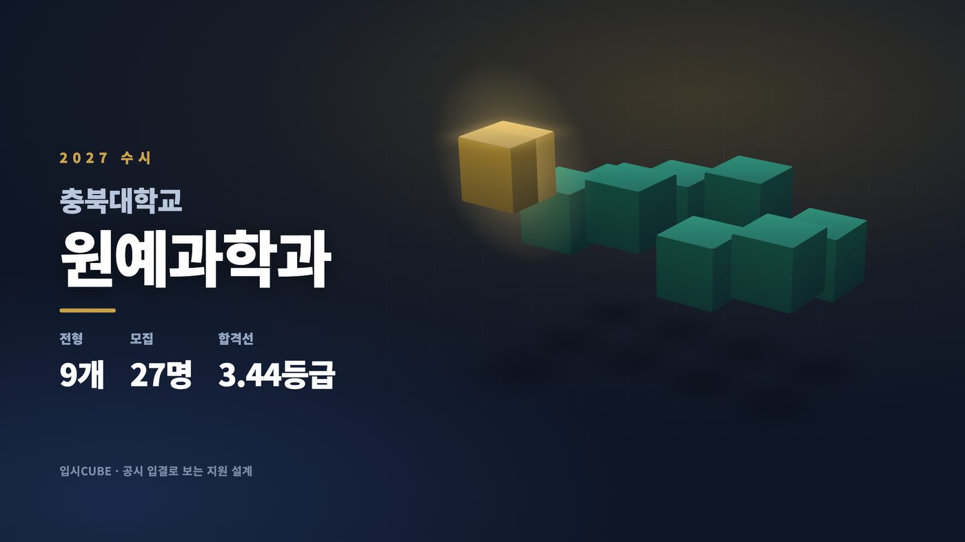 충북대 원예과학과