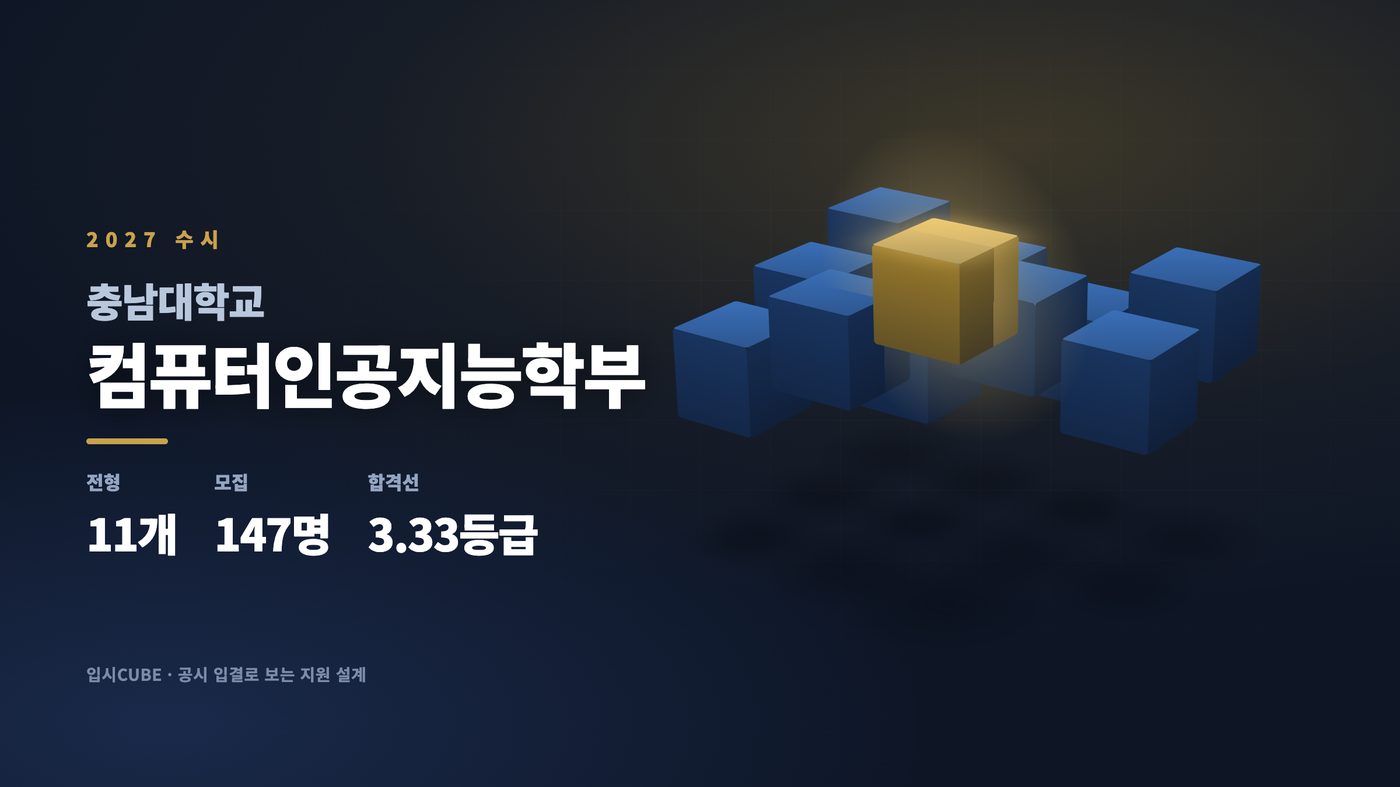 충남대 컴퓨터인공지능학부