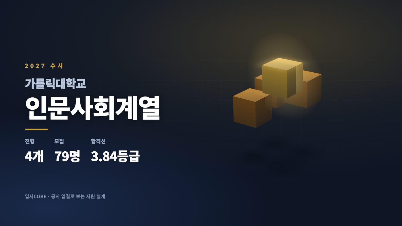 가톨릭대 인문사회계열
