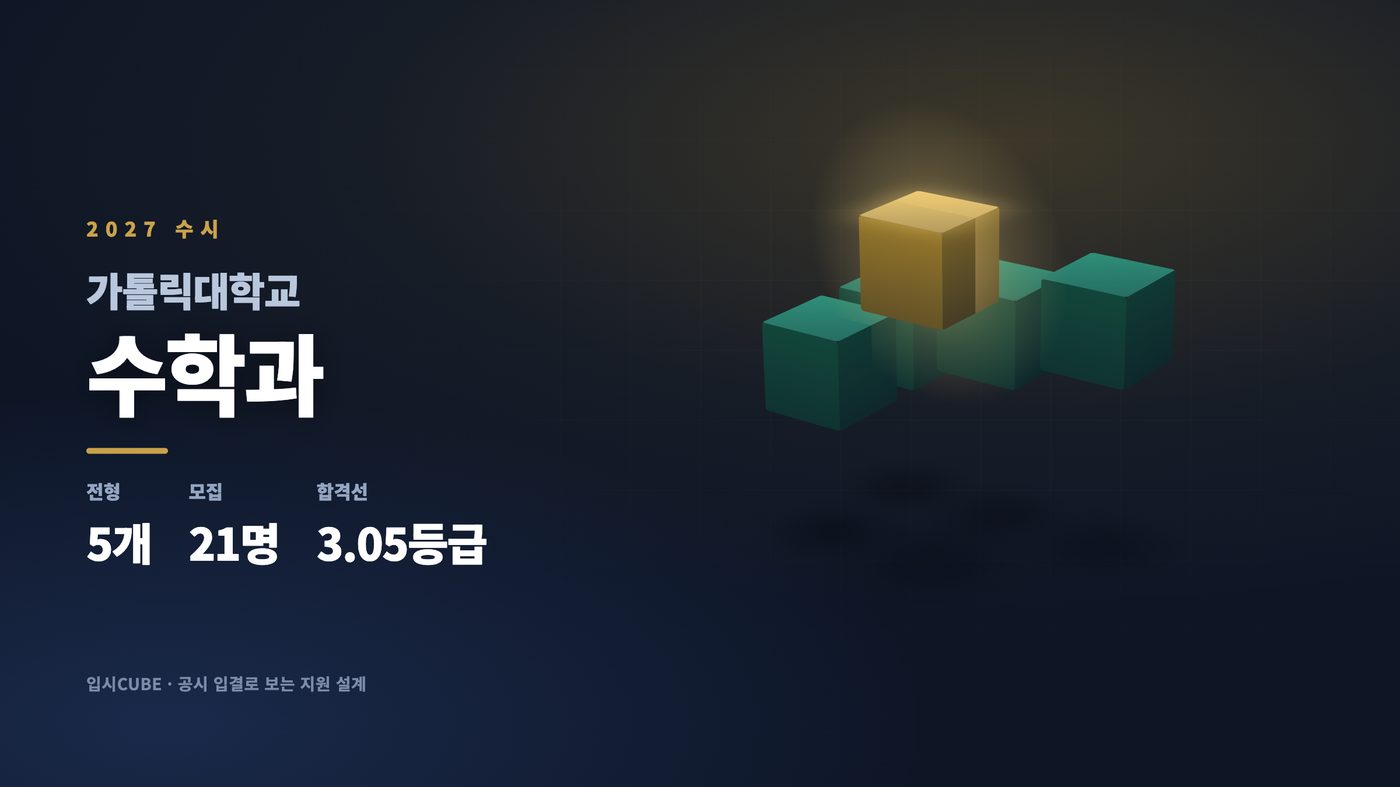 가톨릭대 수학과