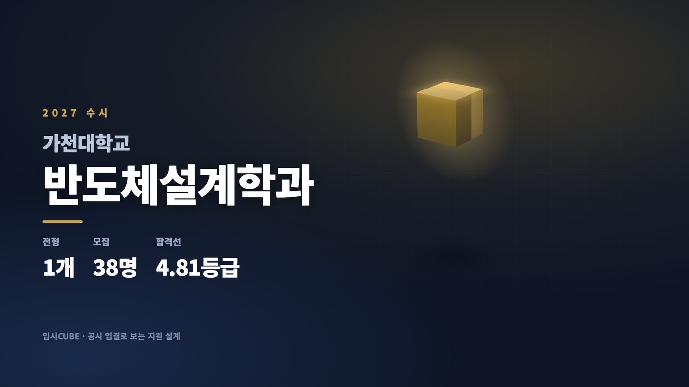 가천대 반도체설계학과