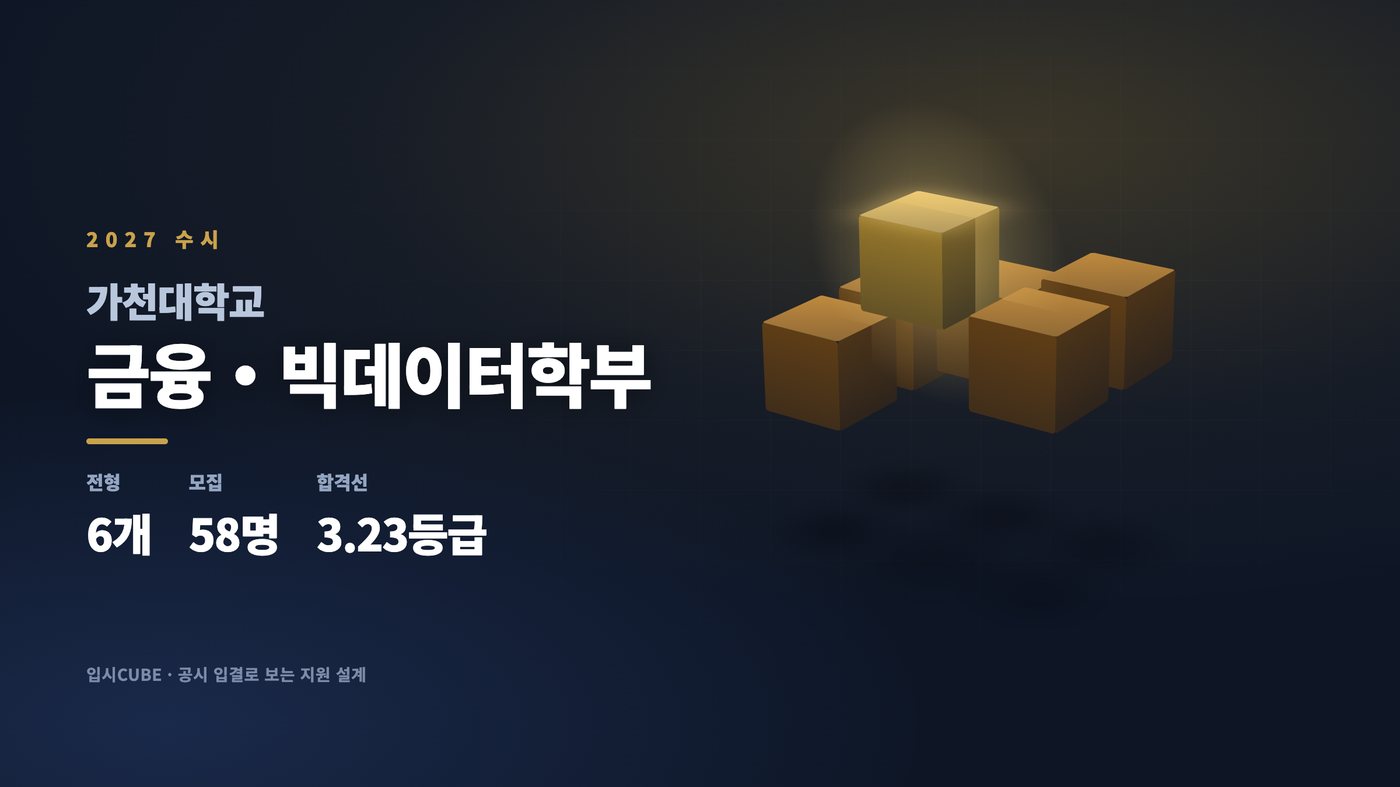 가천대 금융・빅데이터학부
