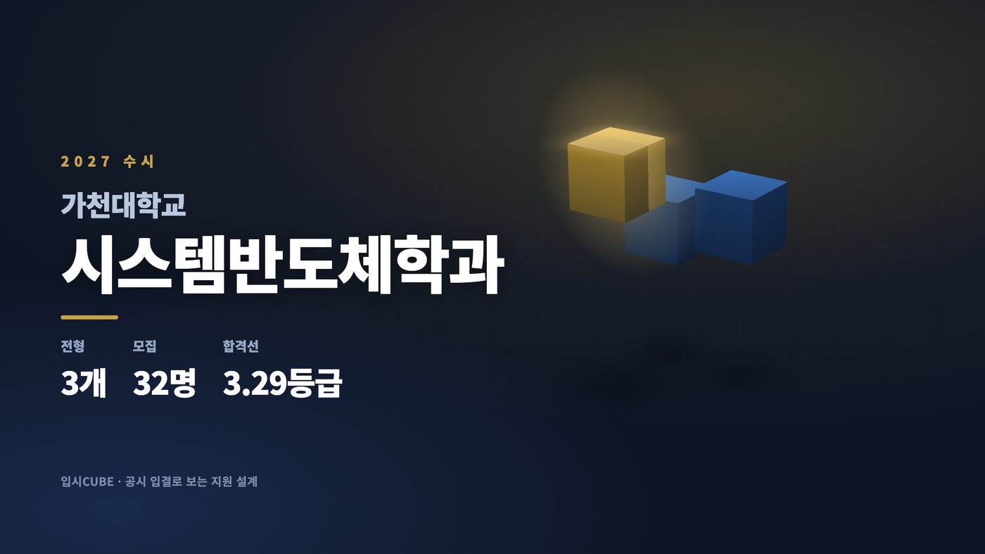 가천대 시스템반도체학과