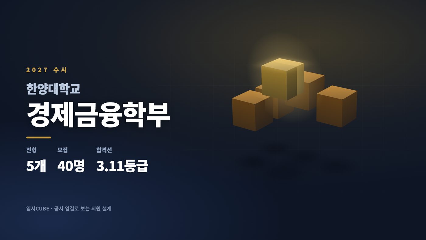 한양대 경제금융학부