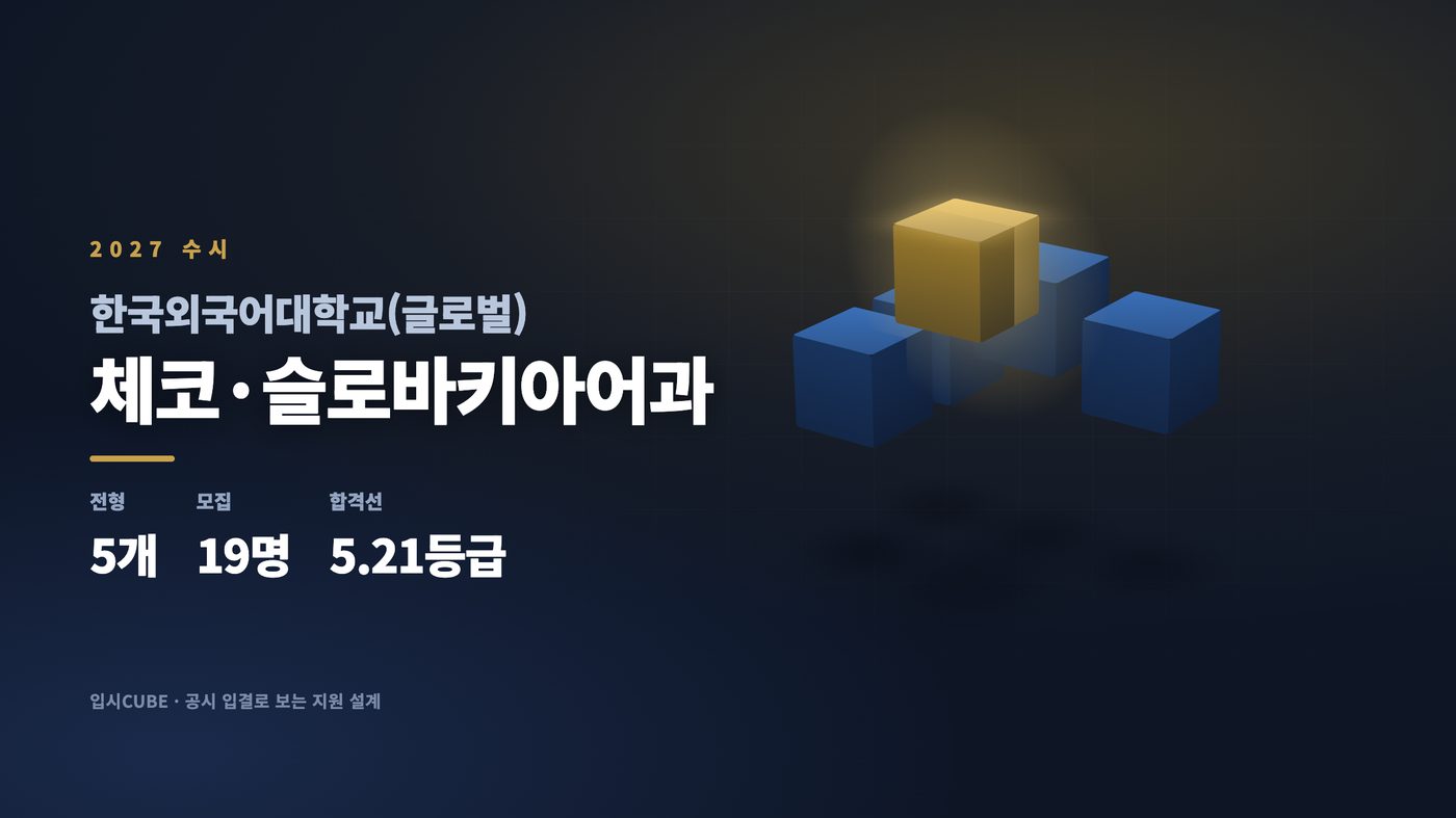 한국외대 글로벌 체코·슬로바키아어과
