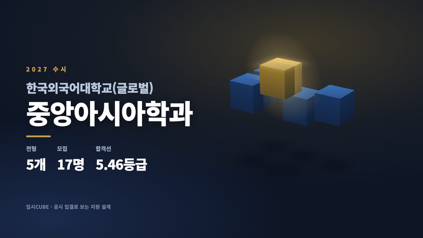 한국외대 글로벌 중앙아시아학과