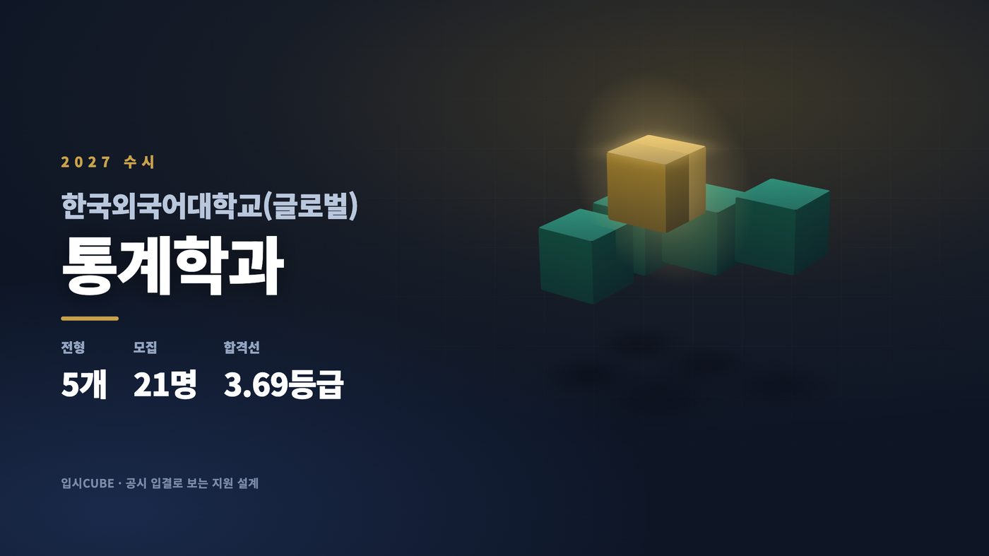 한국외대 글로벌 통계학과