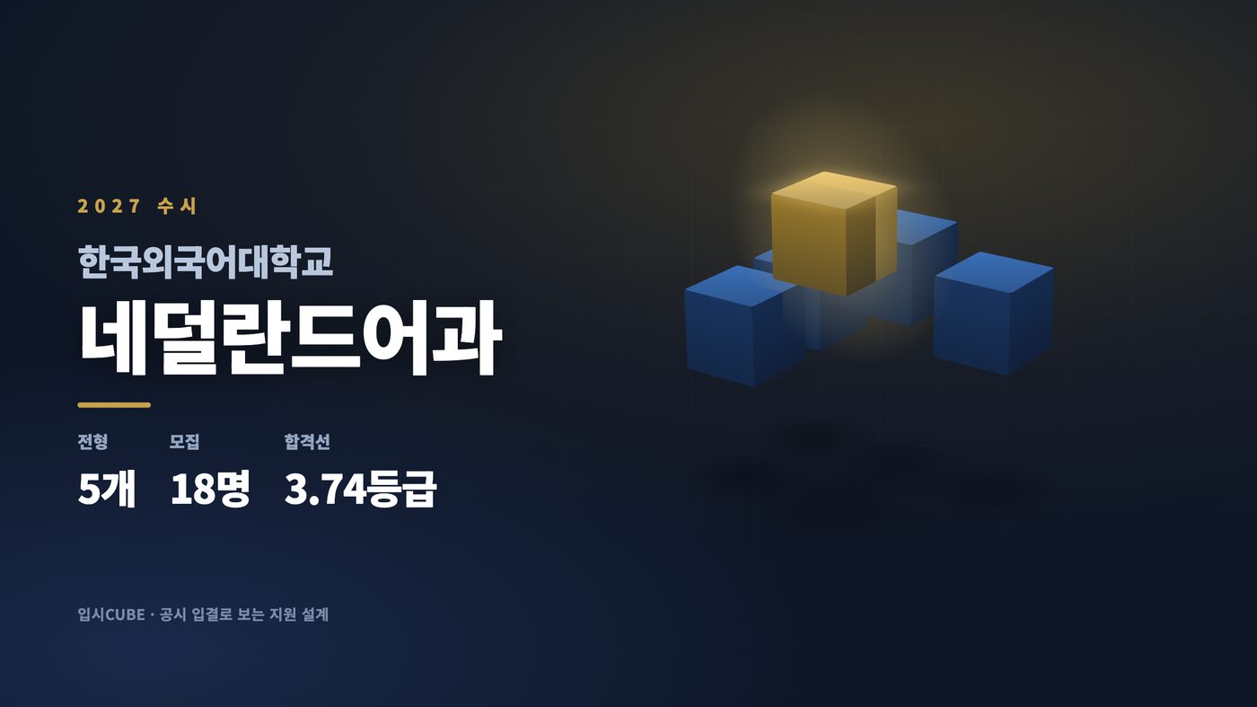 한국외대 네덜란드어과