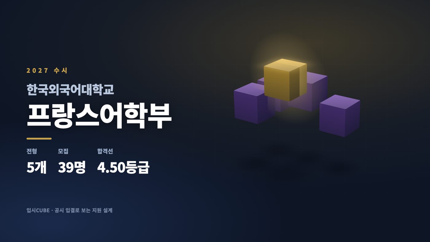 한국외대 프랑스어학부
