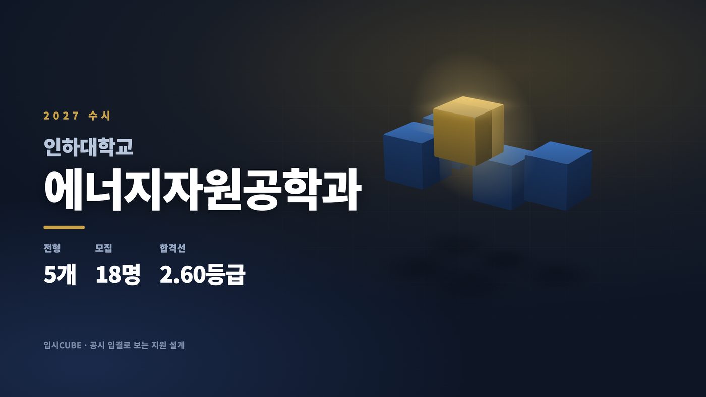 인하대 에너지자원공학과