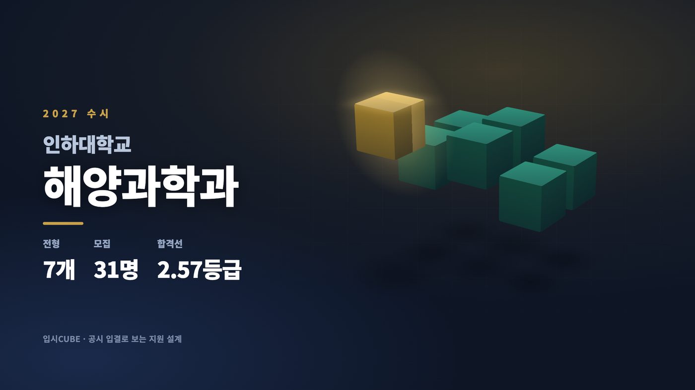 인하대 해양과학과
